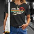 14 Wedding Anniversary For Couple Level 14 Complete Vintage T-Shirt Gifts for Her