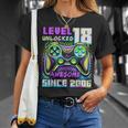 18Th Birthday Gamer 18 Year Old Bday Boy Eighn Son T-Shirt Gifts for Her