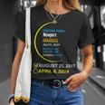 2024 Total Solar Eclipse April 8 In Arkansas Newport T-Shirt Gifts for Her