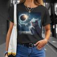 2024 Total Solar Eclipse Cat Wearing Glasses Totality Cat T-Shirt Gifts for Her