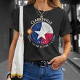2024 Total Solar Eclipse Totality Clarksville Texas 28 T-Shirt Gifts for Her
