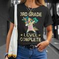 3Rd Grade Level Complete Gamer 2024 Graduation Unicorn Dab T-Shirt Gifts for Her