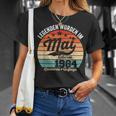 40 Geburtstag Geschenk Mann Legenden Sind Im Mai 1984 T-Shirt Geschenke für Sie