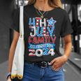 4Th Of July Family Celebration 2024 Family Matching Group T-Shirt Gifts for Her