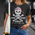 4Th Of July Fireworks Bomb Squad Director With Skull T-Shirt Gifts for Her