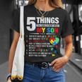 5 Things You Should Know About My Son Autism Awareness T-Shirt Gifts for Her