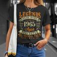 58Th Birthday 58 Years Old Vintage Legends Born In 1965 T-Shirt Gifts for Her