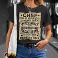 60 Birthday Chef Für Dich Das Beste Mann 60Ster T-Shirt Geschenke für Sie