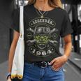 60 Geburtstag Mann Biker Geschenk Motorrad Legendär 1964 T-Shirt Geschenke für Sie