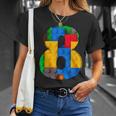 8 Year Old Blocks Building Master Builder 8Th Birthday Boy T-Shirt Gifts for Her
