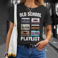 80Er 90Er Mixtape Playlist Kassette Oldschool T-Shirt Geschenke für Sie