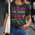 All Aboard The Mardi Gras Party Express Street Parade T-Shirt Gifts for Her