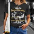 Abuelo Pescador Divertido Pesca Día Del Padre Regalo Abuelo Camiseta unisex Regalos para ella