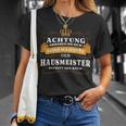 Achtung Seine Majestät Der Johnmeister T-Shirt Geschenke für Sie