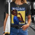 African American Rosie The Riveter Black History T-Shirt Gifts for Her