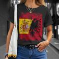 Albania España Bandera De La Amistad Albania Camiseta unisex Regalos para ella
