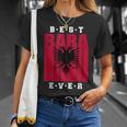 Albanian Dad Fathers Day Albania Flag Shqiptar Baba T-Shirt Gifts for Her