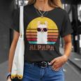 Alpapa Alpakaatertag Bester Papaater Fan Lamaatertag T-Shirt Geschenke für Sie