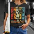 Altersteilzeit T-Shirt Ich Muss Gar Nix – Lustiges Ruhestands-Design Schwarz Geschenke für Sie