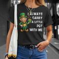 I Always Carry A Little Pot With Me St Patrick T-Shirt Gifts for Her