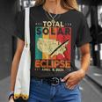 America 2024 Total Solar Eclipse Solar Eclipse Retro Vintage T-Shirt Gifts for Her