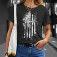 American Flag Vintage Archery Lover Patriotic T-Shirt Gifts for Her