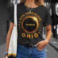 American Total Solar Eclipse April 8 2024 Ohio Totality T-Shirt Gifts for Her