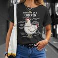 Anatomy Of A Chicken Country Farm Women Girl T-Shirt Gifts for Her