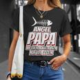 Angel Angler Papa Spruch Wie Ein Normaler Papa Nur Cooler T-Shirt Geschenke für Sie