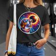 April 2024 Solar Eclipse Dog Wearing Solar Eclipse Glasses T-Shirt Gifts for Her