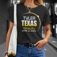 April 2024 Total Solar Totality Eclipse Tyler Texas T-Shirt Gifts for Her