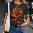 In April We Wear Orange Limb Loss Awareness Ampu Support T-Shirt Gifts for Her