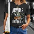 Armbar Me Impossible Strong Dinosaur T-Shirt Gifts for Her