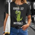 Armbar Me Impossible Trex Dinosaur Vintage Jiu Jitsu T-Shirt Gifts for Her