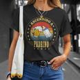 Ascendido A Padrino 2023 Anunciar Abuelos Primerizos Papa Camiseta unisex Regalos para ella