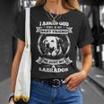 I Asked God Who Is My Best Friend He Sent Me A Labrador T-Shirt Gifts for Her