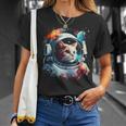 Astronaut Cat Or Space Cat On Galaxy Cat Lover T-Shirt Gifts for Her
