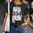 Auburn Dothan Selma Area Code 334 Alabama T-Shirt Gifts for Her