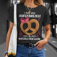 Aufbrezeln I Bin Ned Aufgebrezelt Costume Dirndl T-Shirt Geschenke für Sie