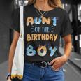 Aunt Of The Birthday Boy Dog Family Party T-Shirt Gifts for Her