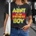 Aunt Of The Birthday Boy Toy Story Decorations T-Shirt Gifts for Her