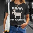 Baa I'm A Goat Costume Animal Goat T-Shirt Gifts for Her