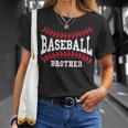 Baseball Brother Laces Little League Big Bro Matching Family T-Shirt Gifts for Her