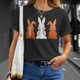 Basketball Baseball Football Sports Easter Bunny Rabbits T-Shirt Gifts for Her