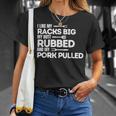 Bbq Barbecue Grilling Butt Rubbed Pork Pulled Pitmaster Dad T-Shirt Gifts for Her