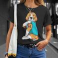 Beagle I Love Mom Apparel Dog Mom Womens T-Shirt Gifts for Her