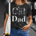 Best Cat Dad Ever Cat Lover Father's Day T-Shirt Gifts for Her