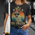 Best Dog Dad Ever Lakeland Terrier Father's Day T-Shirt Gifts for Her