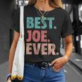 Best Joe Ever Name Vintage T-Shirt Gifts for Her