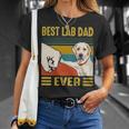 Best Lab Dad Labrador Retriver Dog T-Shirt Gifts for Her